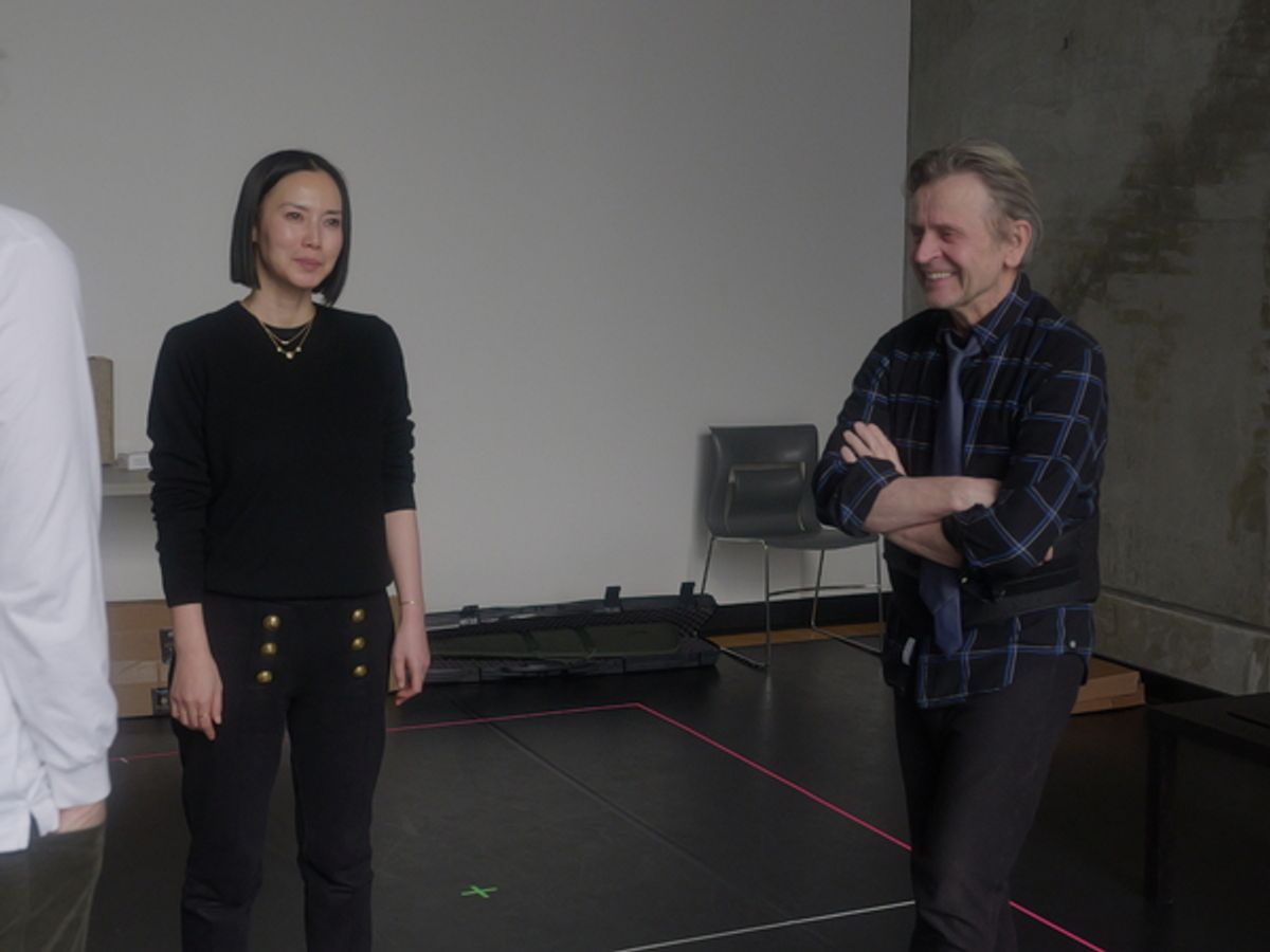 Miki Nakatani, Mikhail Baryshnikov at 