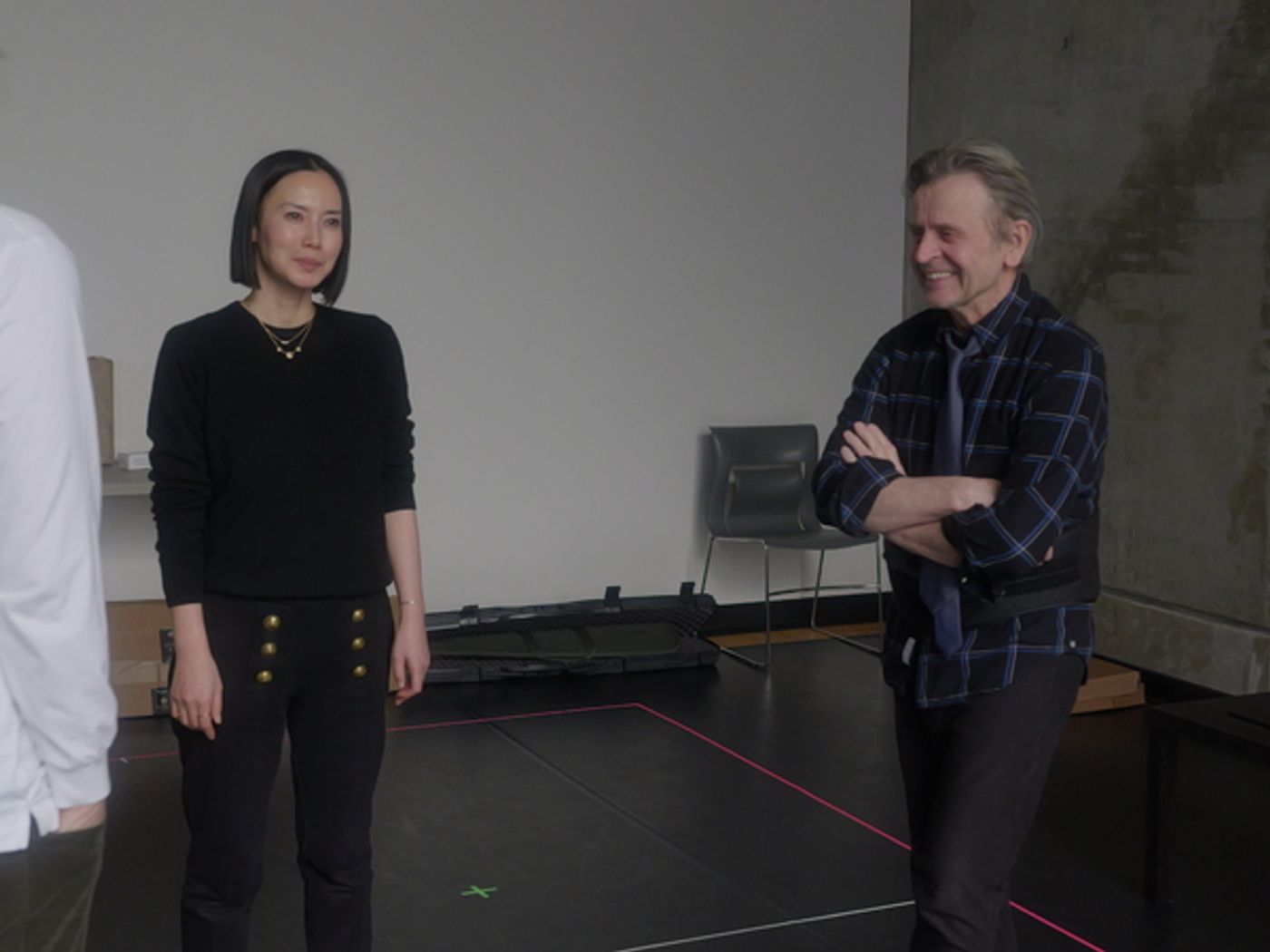 Photos & Video: See Miki Nakatani & Mikhail Baryshnikov in Rehearsals for THE HUNTING GUN  Image