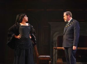 Veronica Falcón and Thomas Jay Ryan  Photo