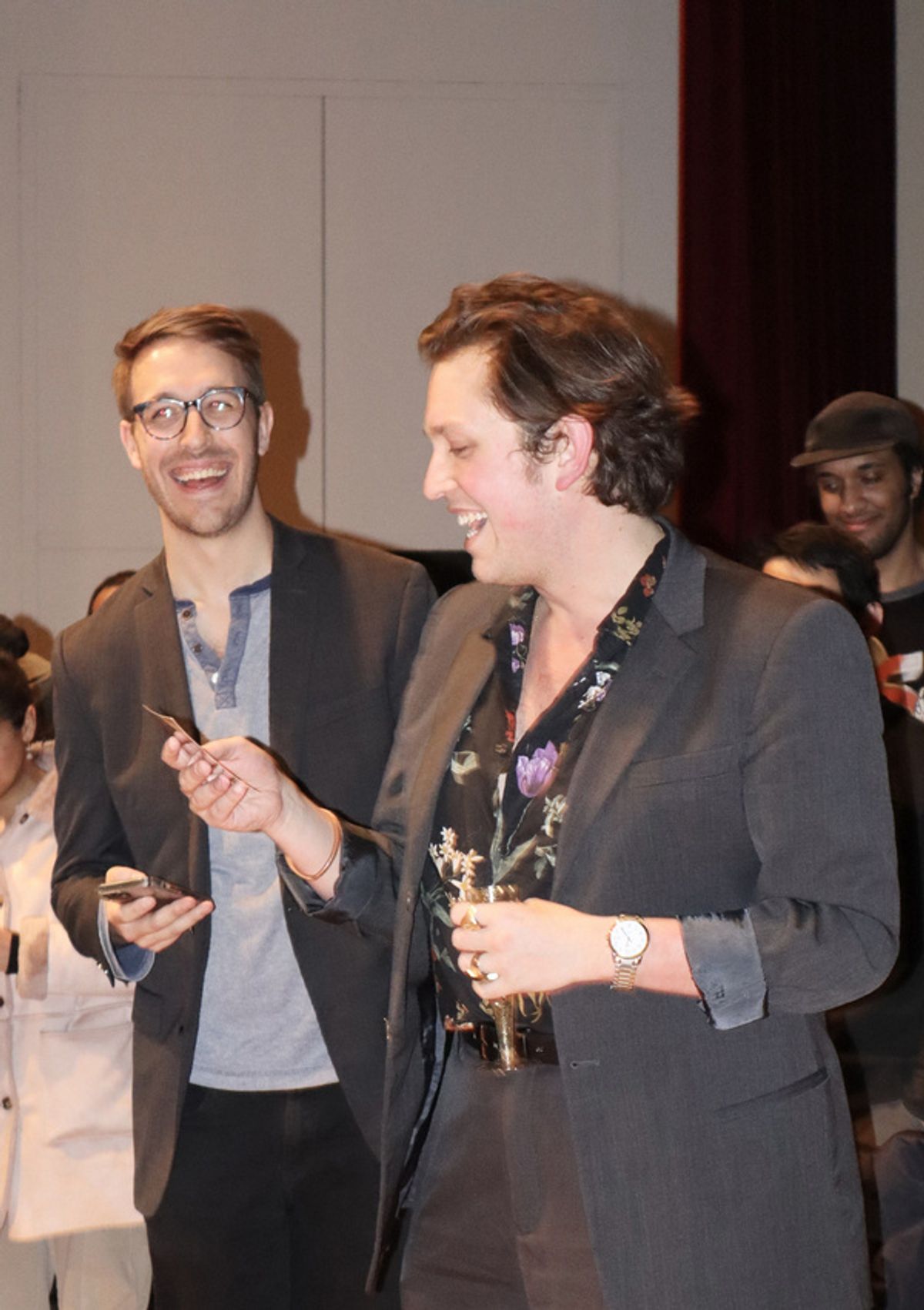 (L-R) Sam Hood Adrain, James Clements (c) Paris Marcel at 