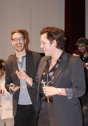 (L-R) Sam Hood Adrain, James Clements (c) Paris Marcel @ BroadwayWorld (L-R) Sam Hood Adrain, James Clements (c) Paris Marcel Photo