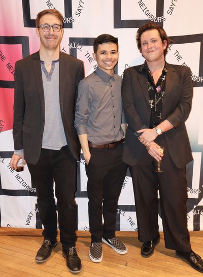 (L-R) Sam Hood Adrain, Josiah Rodriguez, James Clements (c) Paris Marcel Photo