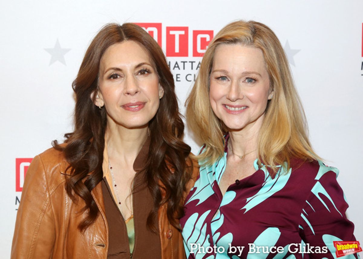 Jessica Hecht and Laura Linney  at 