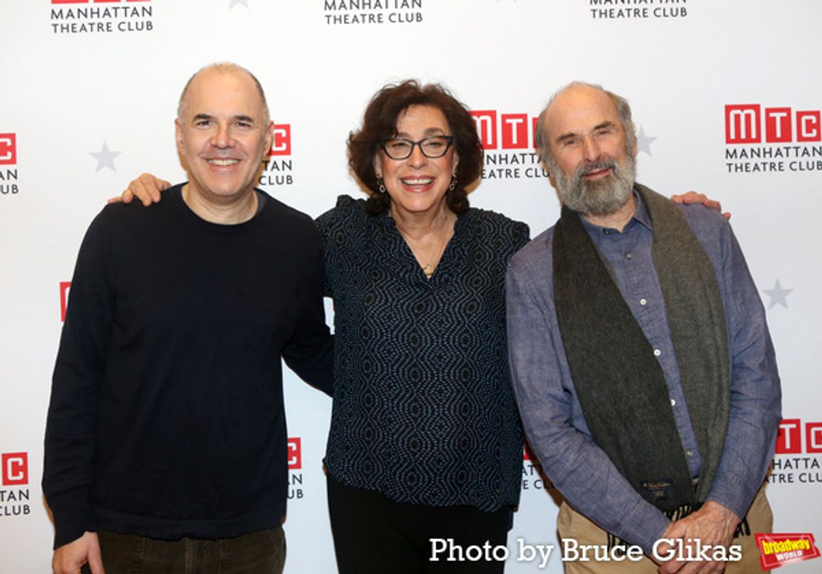 Playwright David Auburn, MTC Artistic Director Lynne Meadow and Director Daniel Sullivan  at 