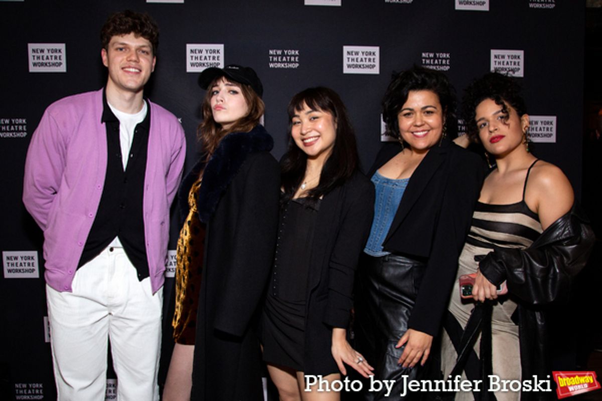 Sebastian Delascasas, Talia Ryder, Amaya Braganza, Liliana Padilla, Gabriela Ortega at 