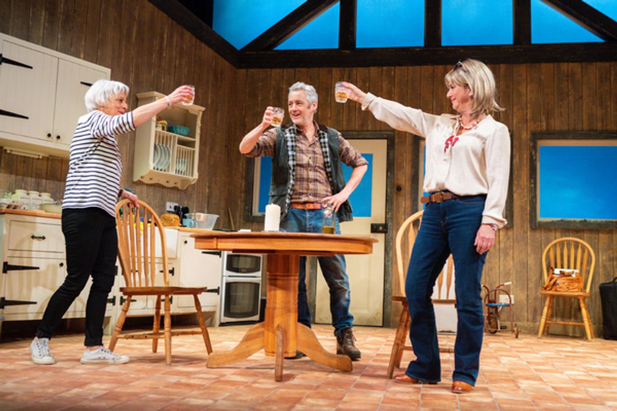 Gillian Bevan, Michael Higgs, Imogen Stubbs at 