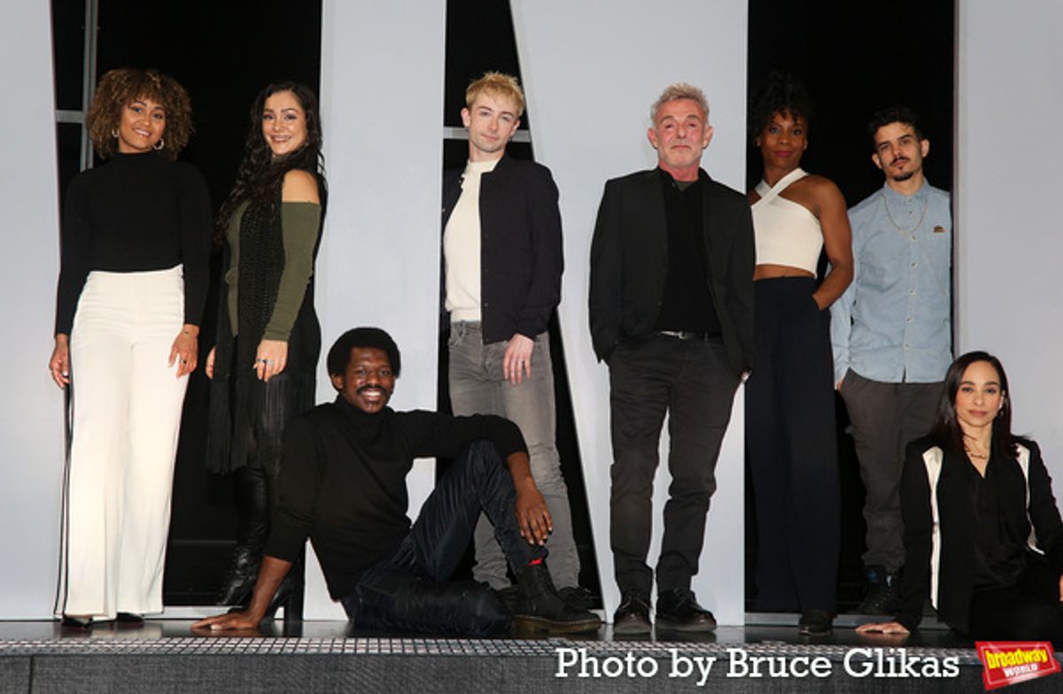 Krystal Mackie, Karli Dinardo, Yeman Brown, Tony d’Alelio, Director/Choreographer Wayne Cilento, Khori Michelle Petinaud, Jacob Guzman and Yani Marin at 