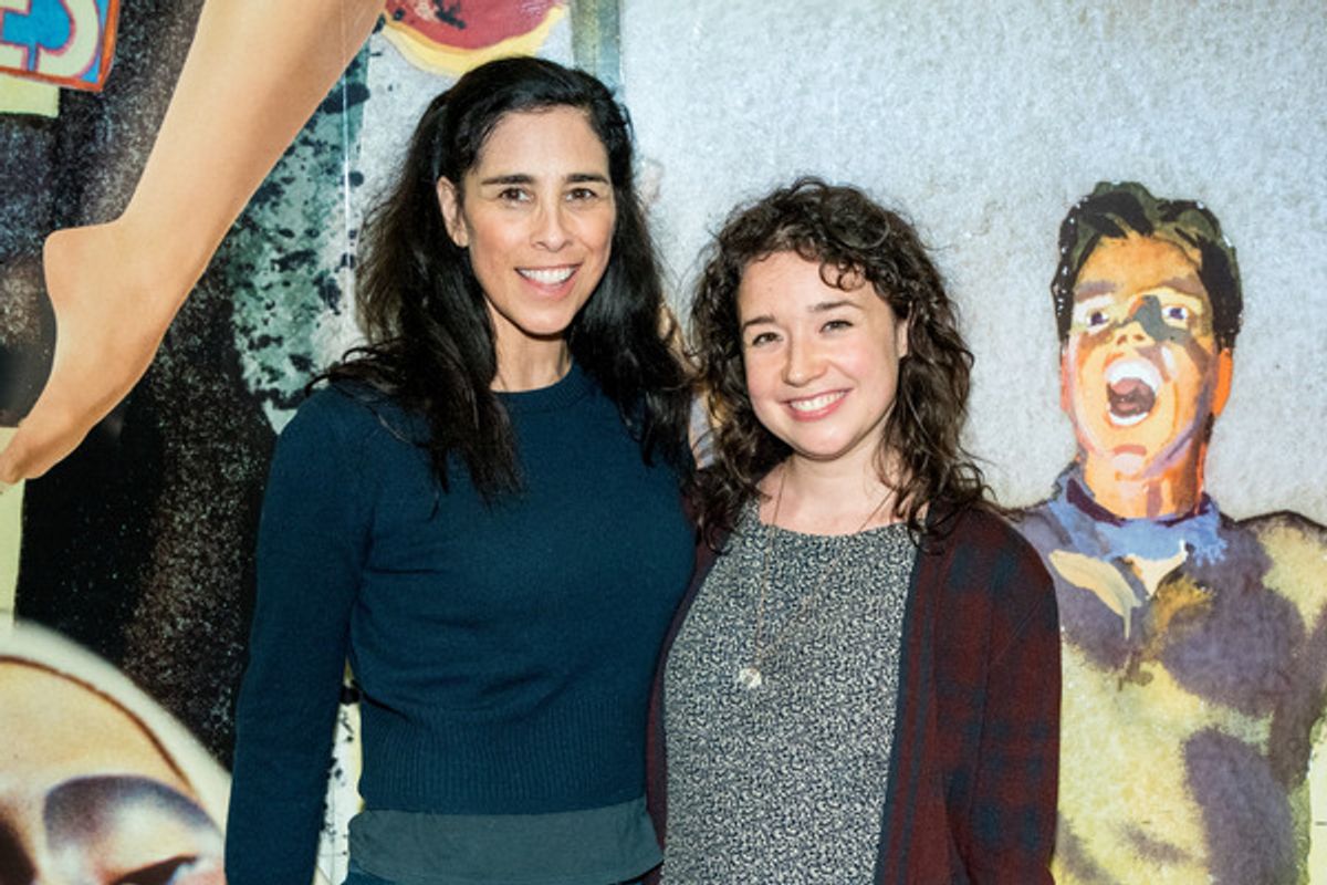 Sarah Silverman and Sarah Steele at 