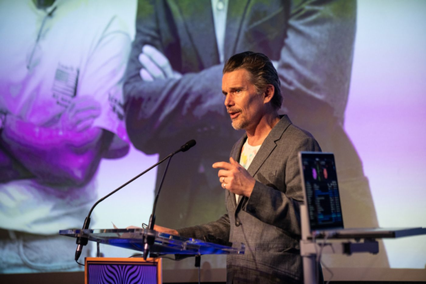 Photos: See Ethan Hawke, Cynthia Nixon, Ephraim Sykes & More at The New Group Gala  Image