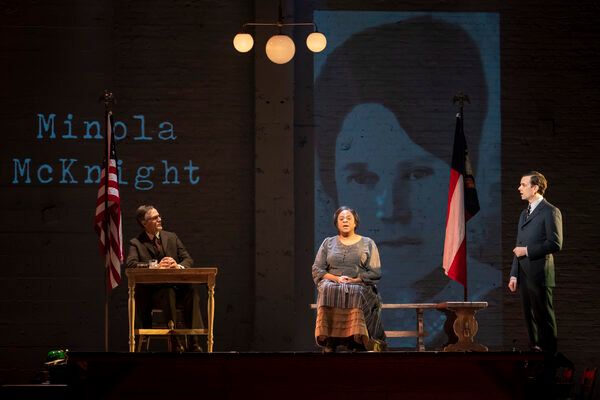 Howard McGillin, Danielle Lee Greaves and Paul Alexander Nolan Photo