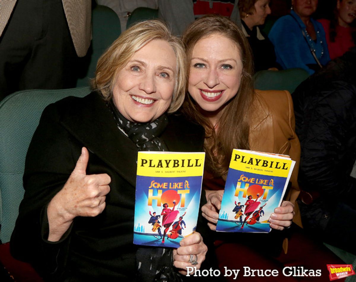 Hillary Clinton and Chelsea Clinton at 