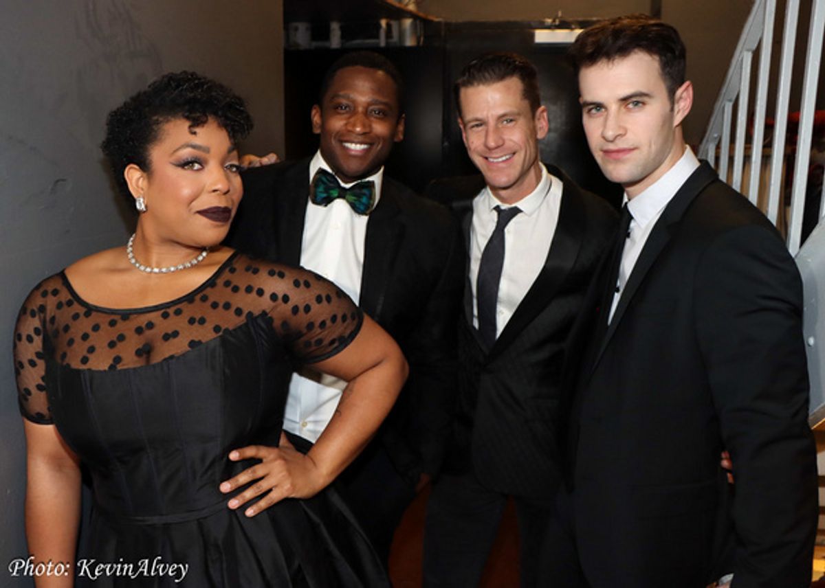 Kathryn Allison, Jelani Remy, Luke Hawkins, Sam Gravitte at 