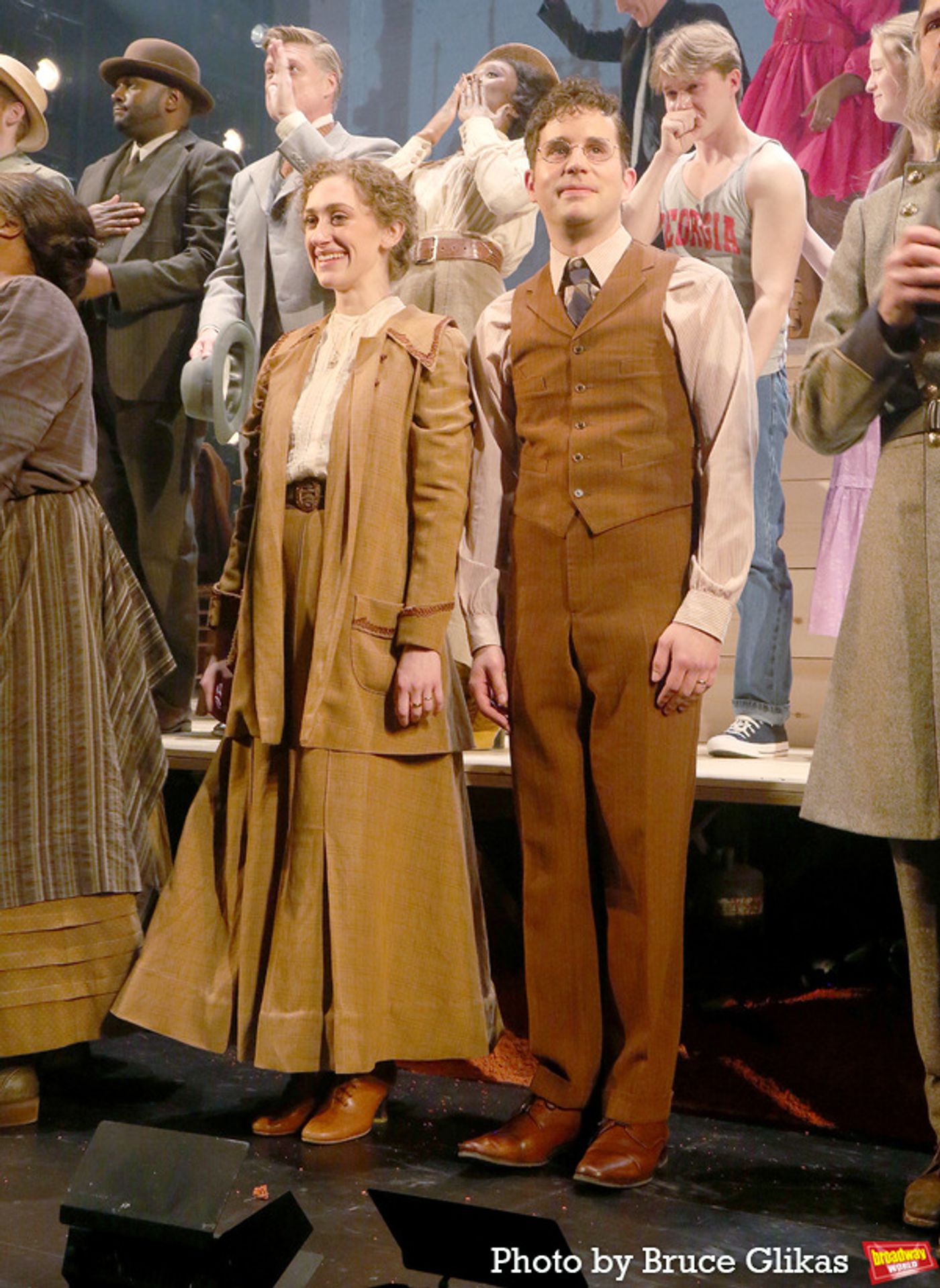 Photos: Ben Platt, Micaela Diamond and the Cast of PARADE Take Their Opening Night Bows  Image