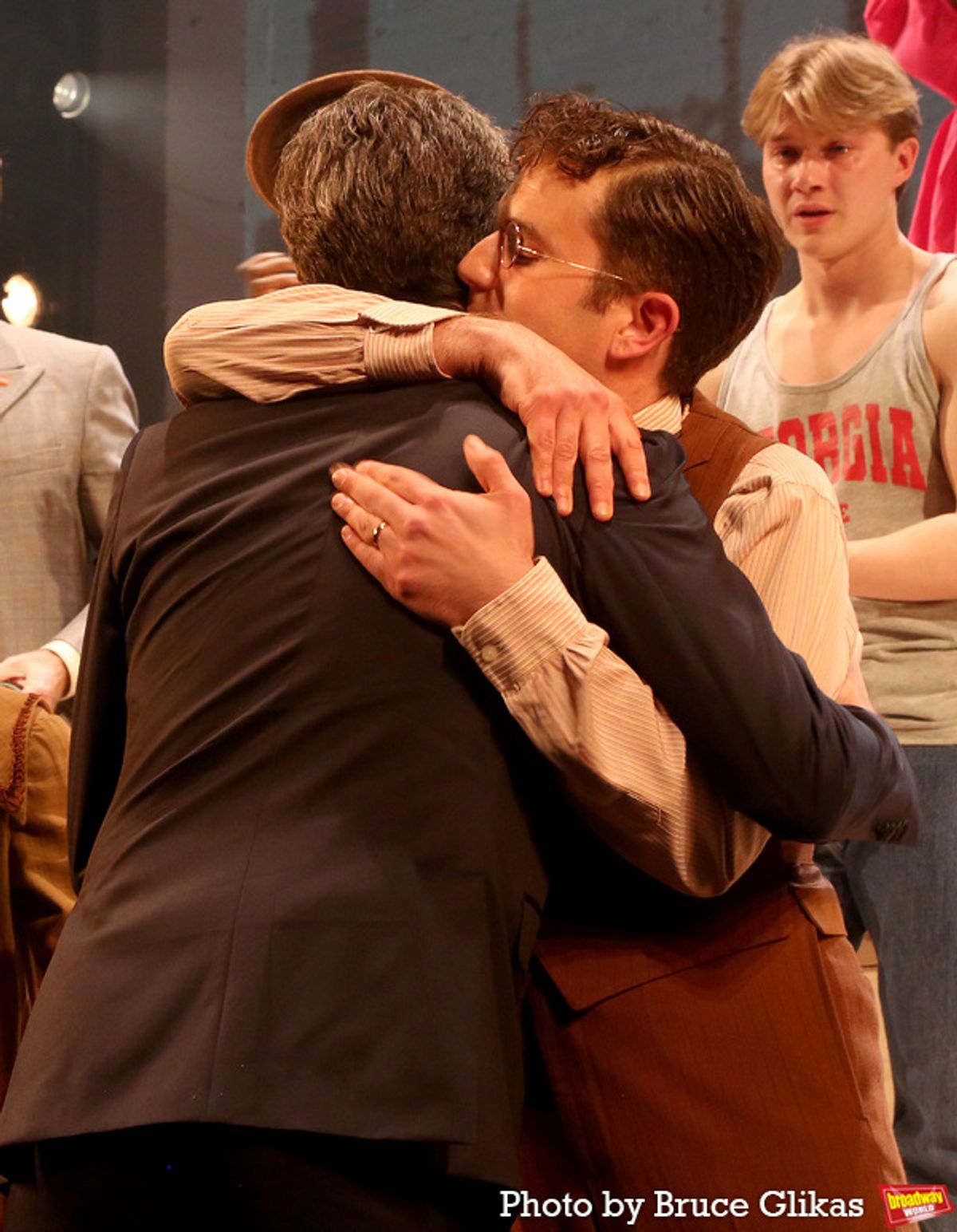 Composer Jason Robert Brown and Ben Platt at 