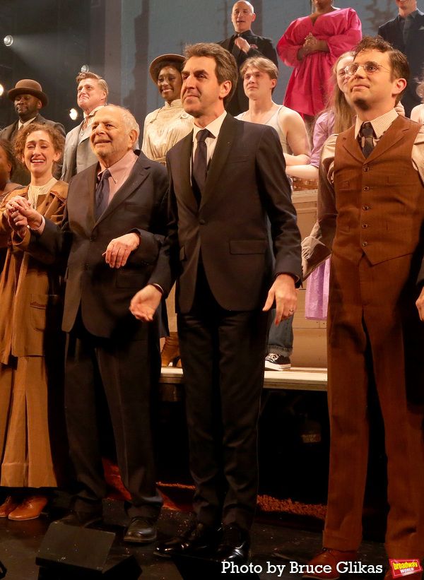 Micaela Diamond, Book Writer Alfred Uhry, Composer Jason Robert Brown, Ben Platt Photo