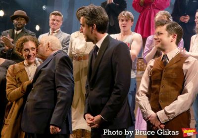 Micaela Diamond, Book Writer Alfred Uhry, Composer Jason Robert Brown and Ben Platt  Photo