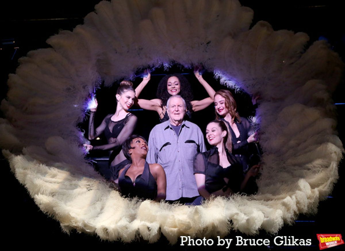 Mary Claire King, Arian Keddell, John Kander, Rachel Schur, Sharon Moore and Christine Cornish at 