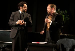 Brandon Uranowitz and Joshua Malina @ BroadwayWorld Brandon Uranowitz and Joshua Malina Photo