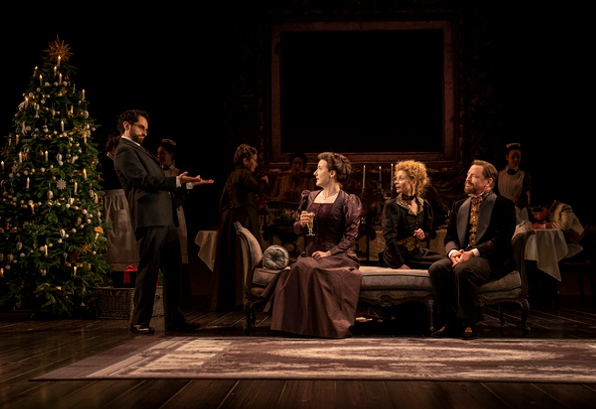 Brandon Uranowitz, Sarah Killough, Faye Castelow, Joshua Malina  at 