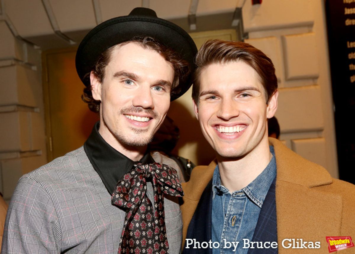 Jay Armstrong Johnson and Tanner Callicutt at 