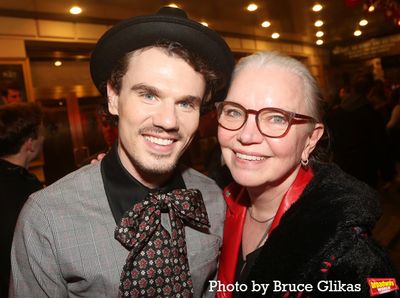 Jay Armstrong Johnson and Costume Designer Susan Hilferty Photo