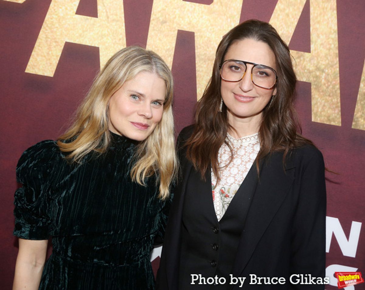 Celia Keenan-Bolger and Sara Bareilles at 