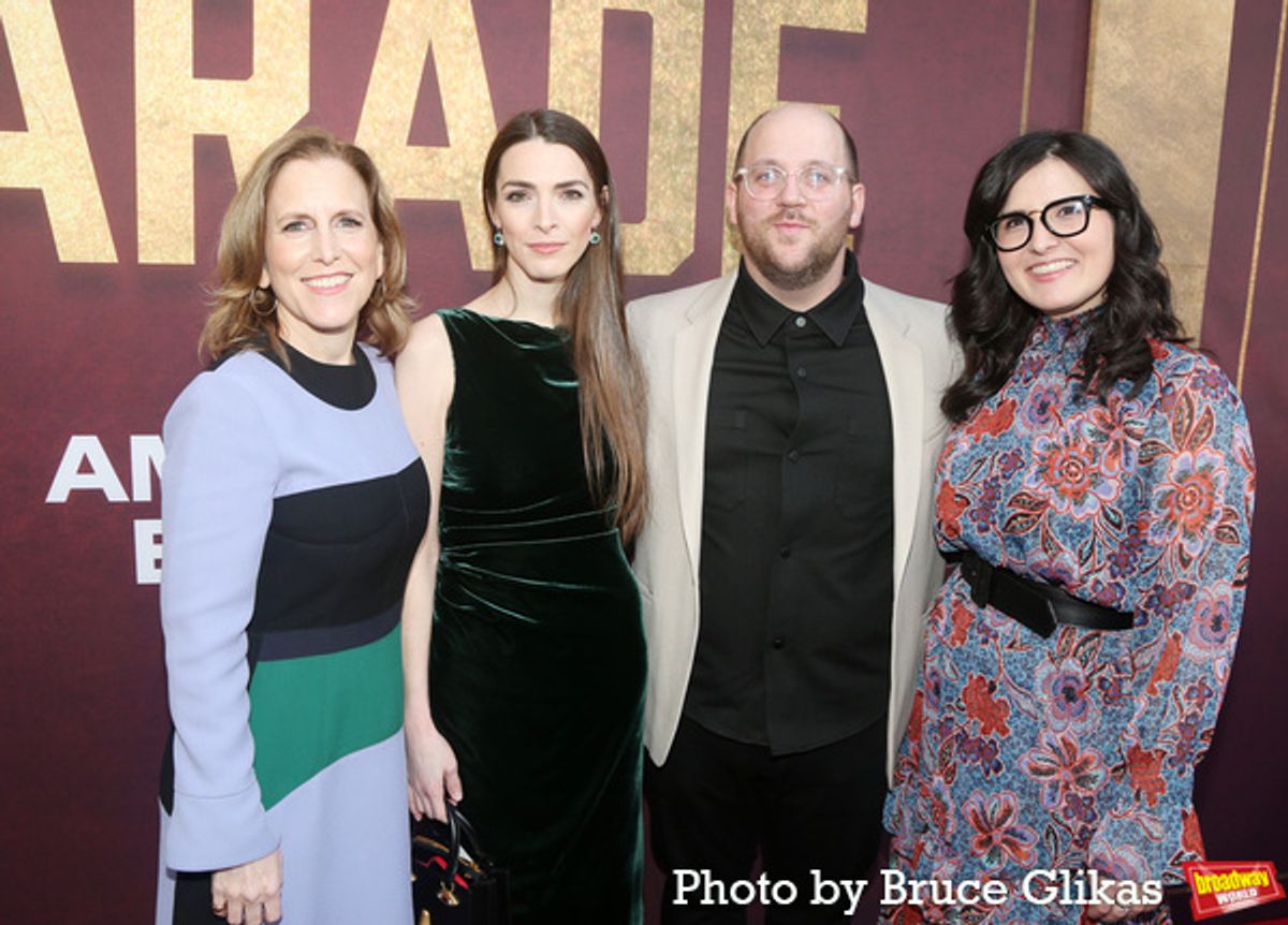 Ambassador Theatre Group's Kristin Caskey and Bee Carrozzini with Seaview Production's Greg Nobile and Emily Berquist  at 