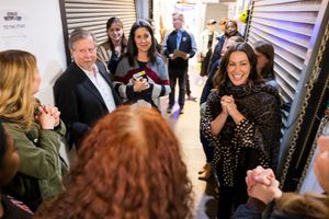 Alanis Morissette and the company of JAGGED LITTLE PILL Photo
