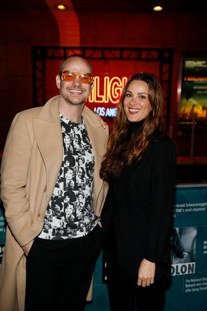 Peter Paige and Stefania Spampinato Photo