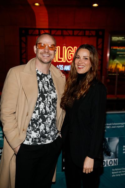 Peter Paige and Stefania Spampinato Photo