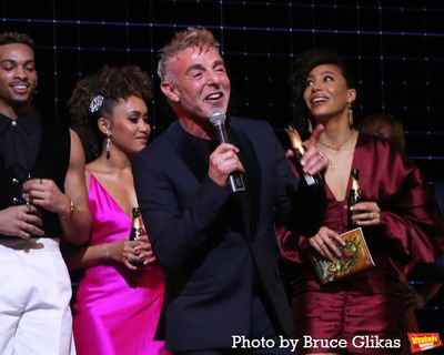 Director/Choreographer Wayne Cilento and The Cast of "Dancin'" Photo