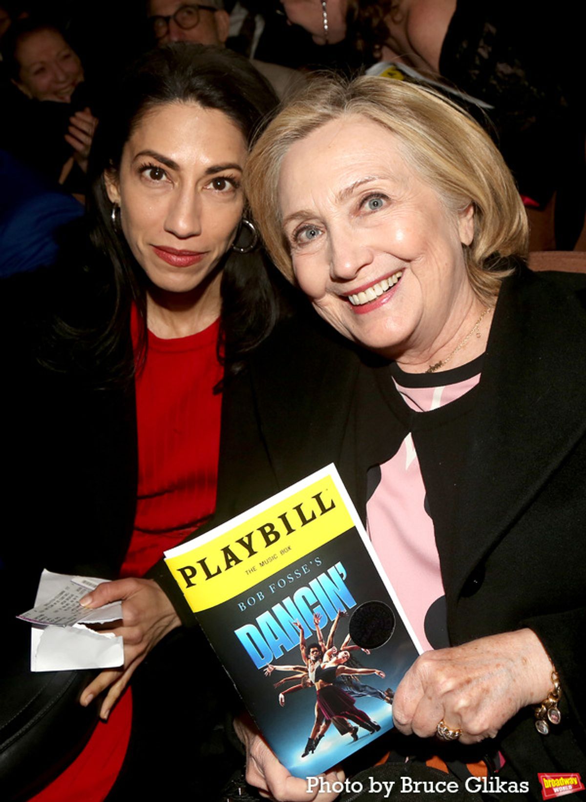 Huma Abedin and Hillary Clinton at 
