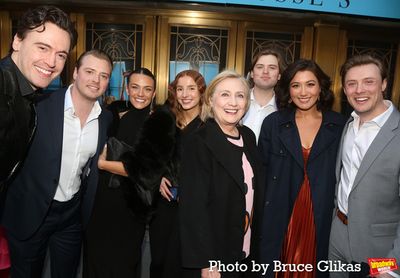 Erich Bergen, Noah Fosse, Kyra Mathison,, Julia Eramo, Hillary Clinton, Leif Fosse, J Photo
