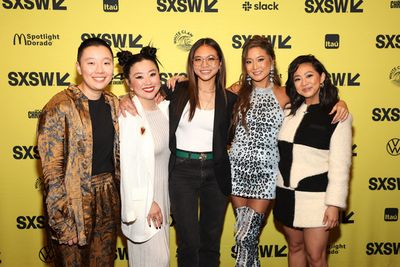 Sabrina Wu, Sherry Cola, Adele Lim, Ashley Park, Stephanie Hsu Photo