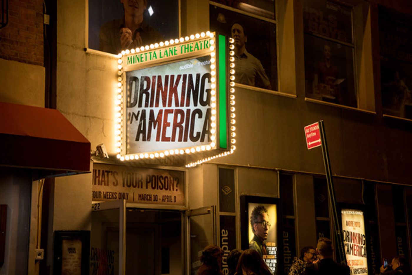 Photos: Go Inside Opening Night of DRINKING IN AMERICA at Audible Theater  Image