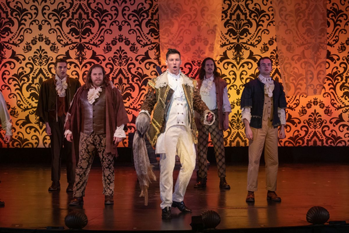 Christopher Behmke (Percy Blakeney/The Scarlet Pimpernel) and Ensemble