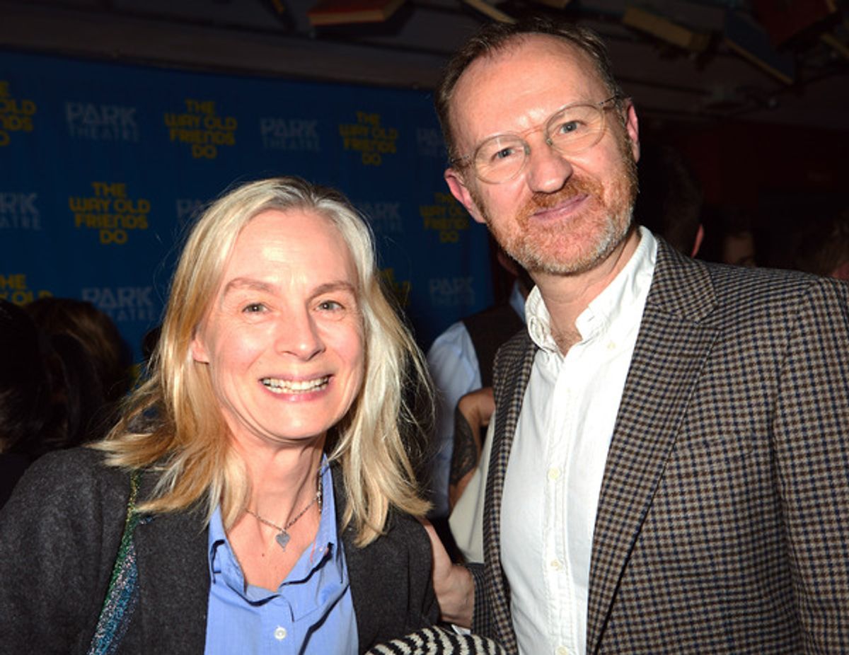Rachael Thomas, Mark Gatiss at 