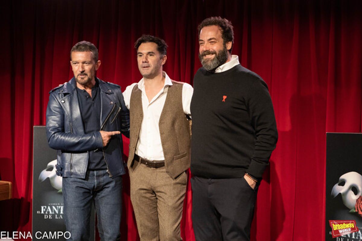 Antonio Banderas, Federico Bellone e Iñaki Fernández at 