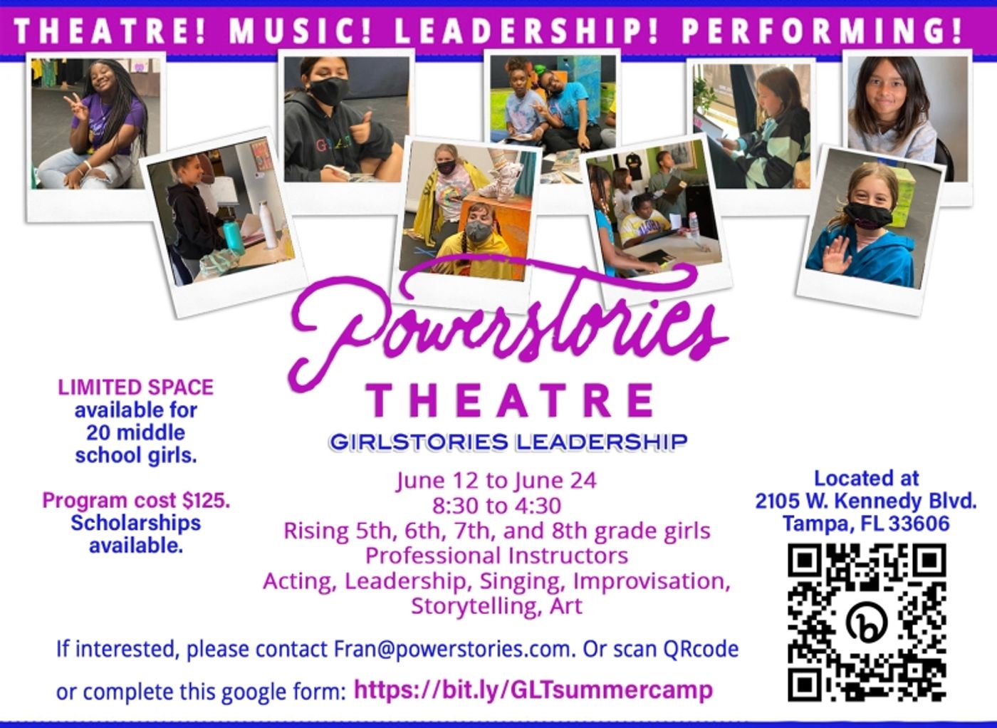 Girlstories Leadership Theatre Opens Applications For Summer  Image
