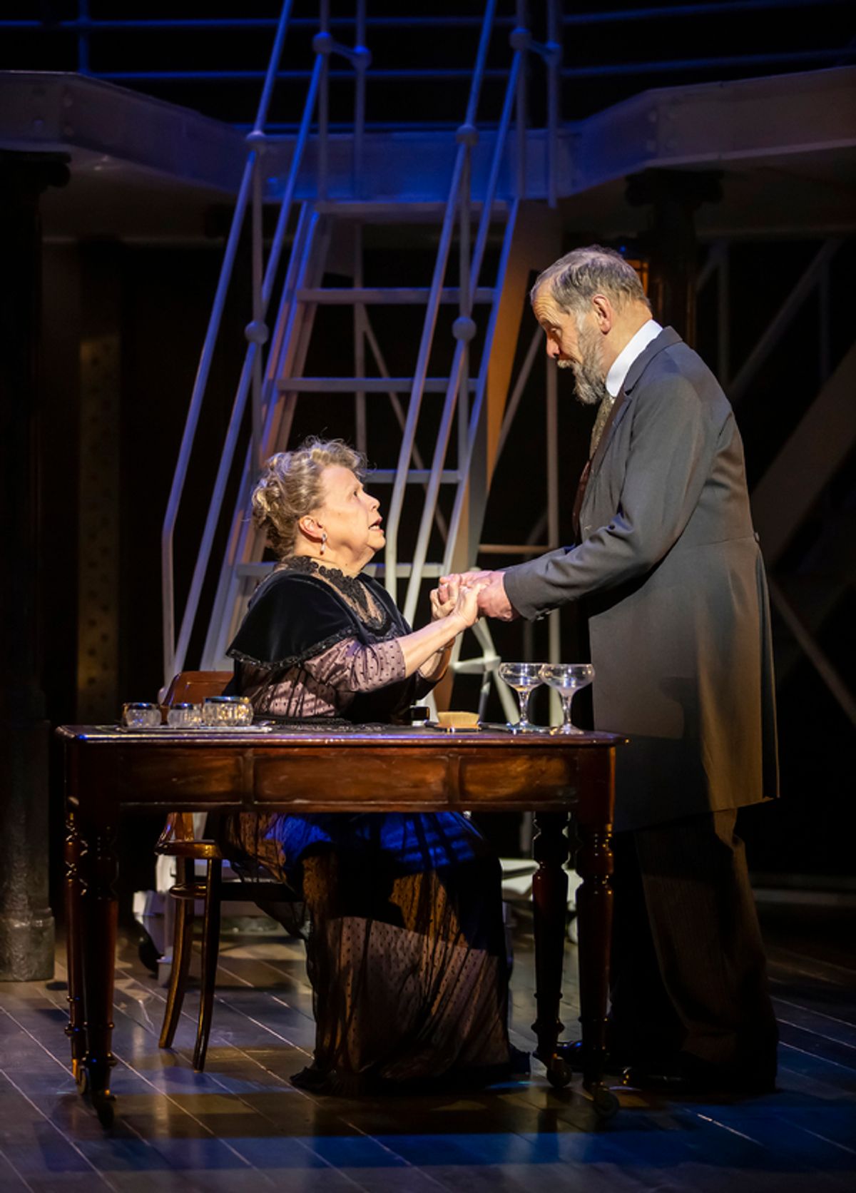 Valda Aviks and David Delve at 