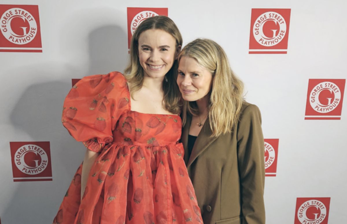 Lila Coogan and Celia Keenan-Bolger at 