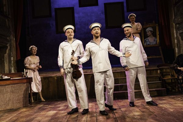 Edward Watchman (Harry), Kieran Parrott (Richard Dauntless) and Max Panks (Thomas)  ( Photo