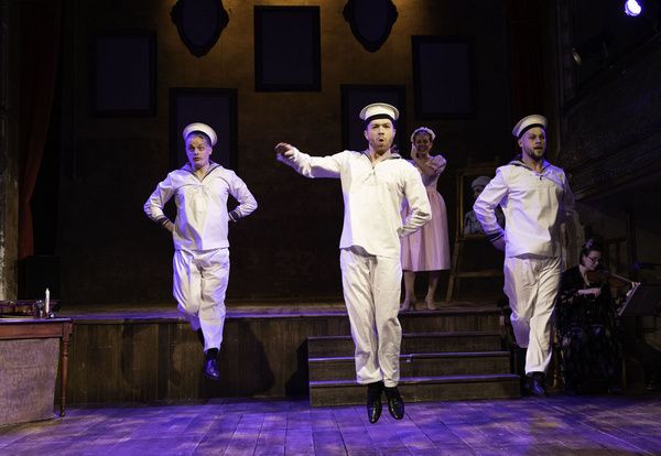 Edward Watchman (Harry), Kieran Parrott (Richard Dauntless) and Max Panks (Thomas)  ( Photo