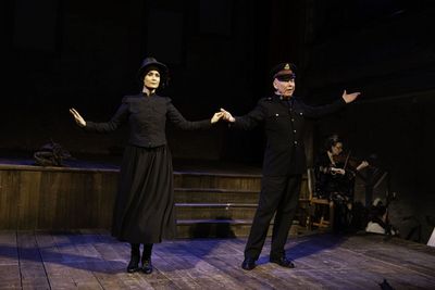 Charli Baptie (Mad Margaret) with Peter Benedict (Sir Despard Murgatroyd)   (photo: M Photo