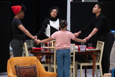(clockwise from front center) Aliyana Nicole, Sydney Charles, Ayanna Bria Bakari and  Photo