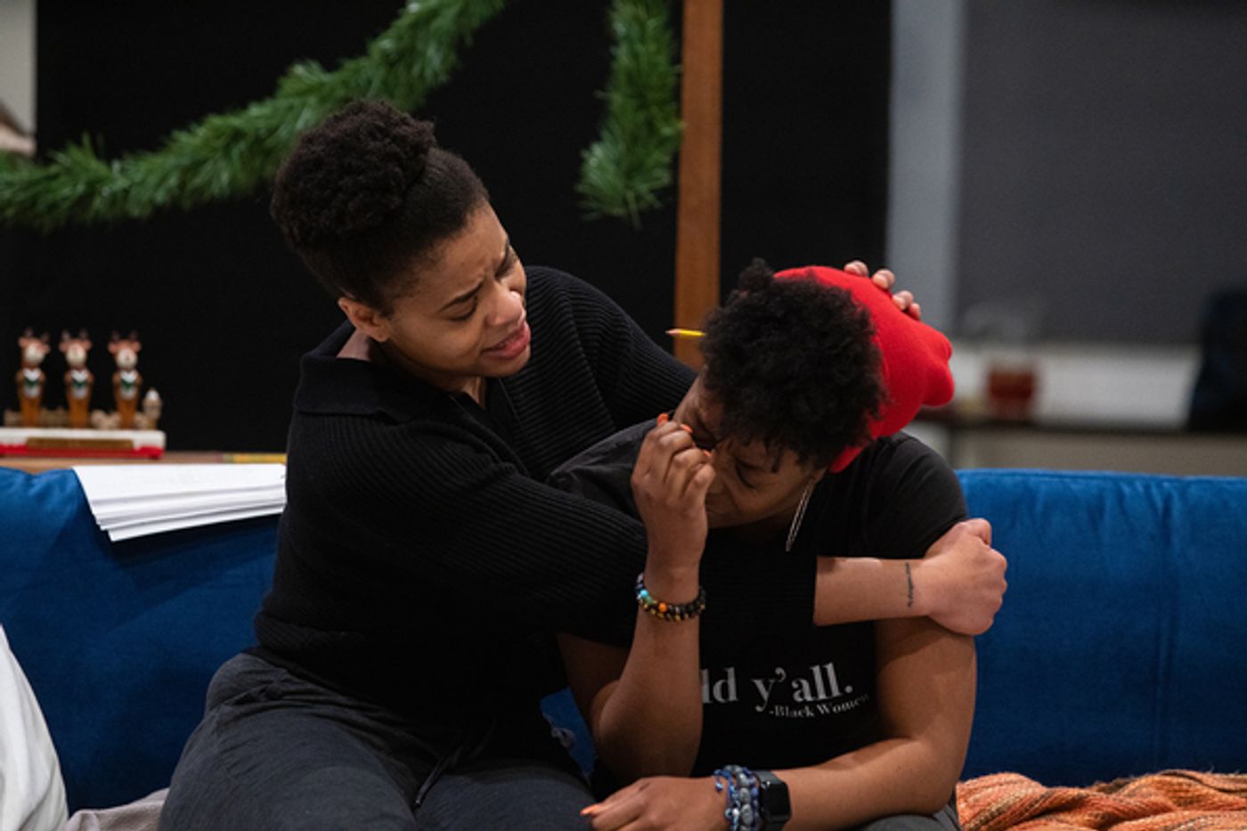 Photos: Go Inside Rehearsals for LAST NIGHT AND THE NIGHT BEFORE at Steppenwolf  Image