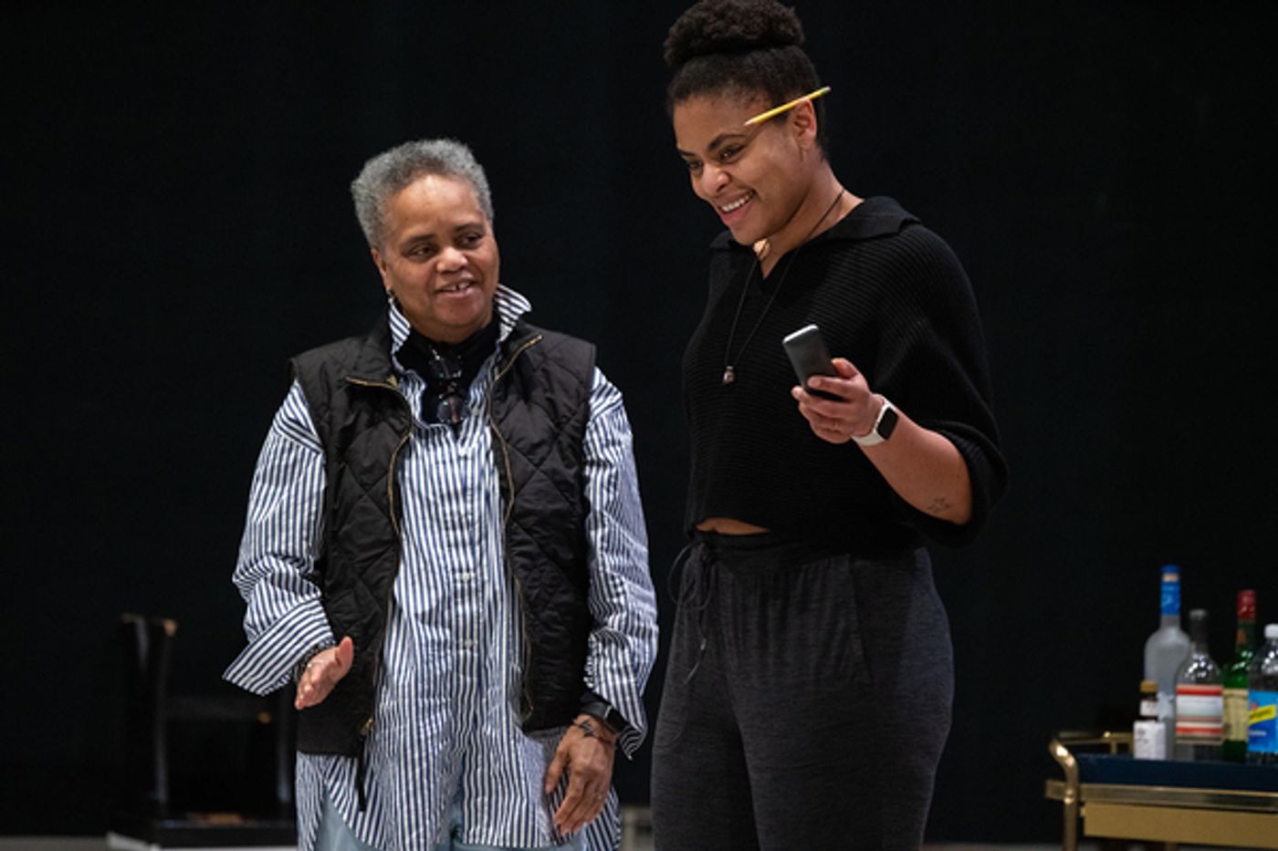 Photos: Go Inside Rehearsals for LAST NIGHT AND THE NIGHT BEFORE at Steppenwolf  Image