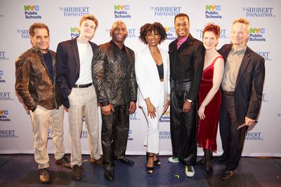 Tony Shalhoub, Ben Jackson Walker, 
Apollo Levine, Adrianna Hicks, J. Harrison Ghee,  Photo