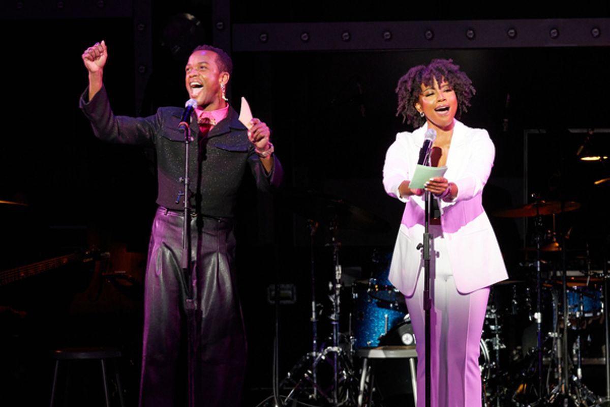 J. Harrison Ghee and Adrianna Hicks  at 