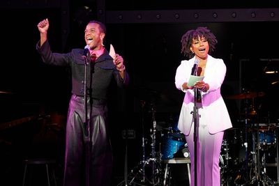 J. Harrison Ghee and Adrianna Hicks  Photo